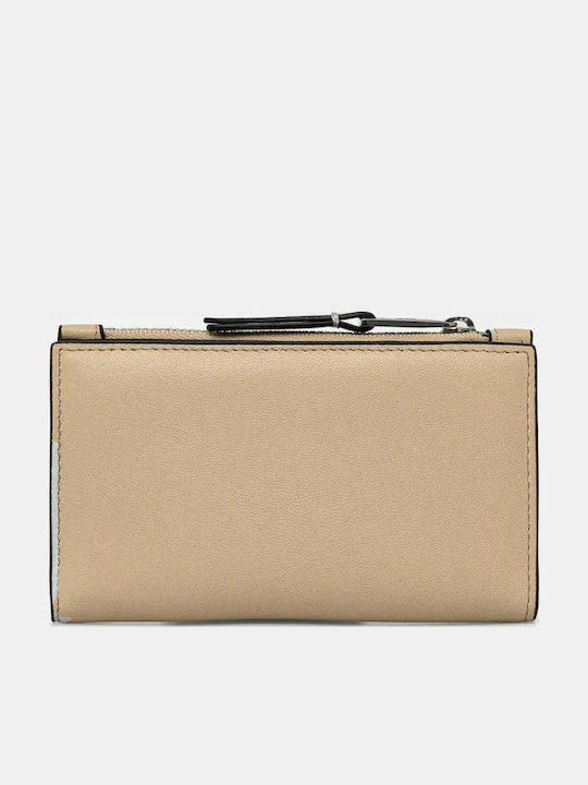 Damen Geldbörse Klassisch Beige