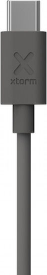 Xtorm USB 2.0 Cable USB-C male - USB-C 100W PD Γκρι 1m 100348