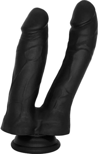 Guilty Toys Двойно Реалистично Дилдо От Силикон Черно 17,7cm
