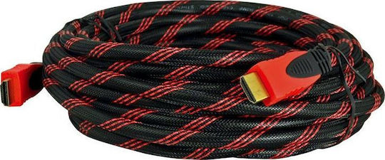 LTC Audio HDMI 1.4 High Speed 1080p 120Hz Cable HDMI male - HDMI male 10m Κόκκινο