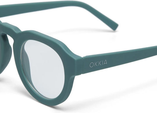 Okkia Ochelari de citit +3.00 în culoarea Verde OK042GS-300-370703