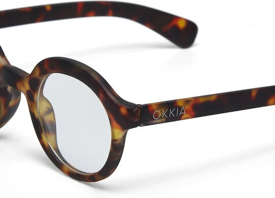 Okkia Reading Glasses +3.00 in Brown color OK041CH-300-370593