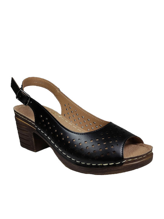 Sandalen Anatomisch Schwarz