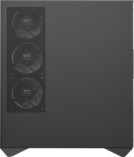 Darkflash DY460 Gaming Midi Tower Κουτί Υπολογιστή με Πλαϊνό Παράθυρο και ARGB Φωτισμό Μαύρο