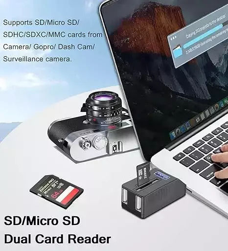 Card Reader USB 3.0 / USB 2.0 για SD