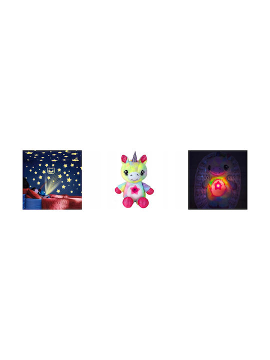 H&S Collection LED Kinderprojektorlampe mit Sternenprojektion