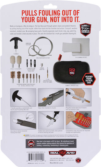 Real Avid Gun Boss Universelles Flex-Rod-Set Avgck310-u Reinigungswerkzeug für Waffen