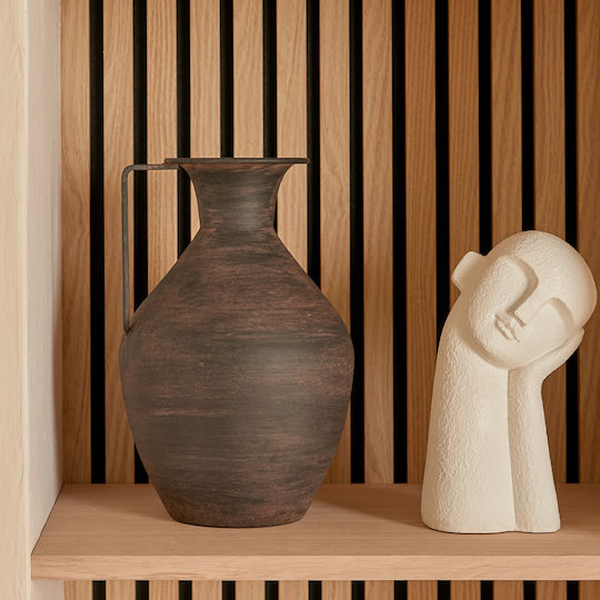 Spitishop Διοσμητικό Βάζο Μεταλλικό Wonj Χρυσό 19.5x19.5xΥ30cm