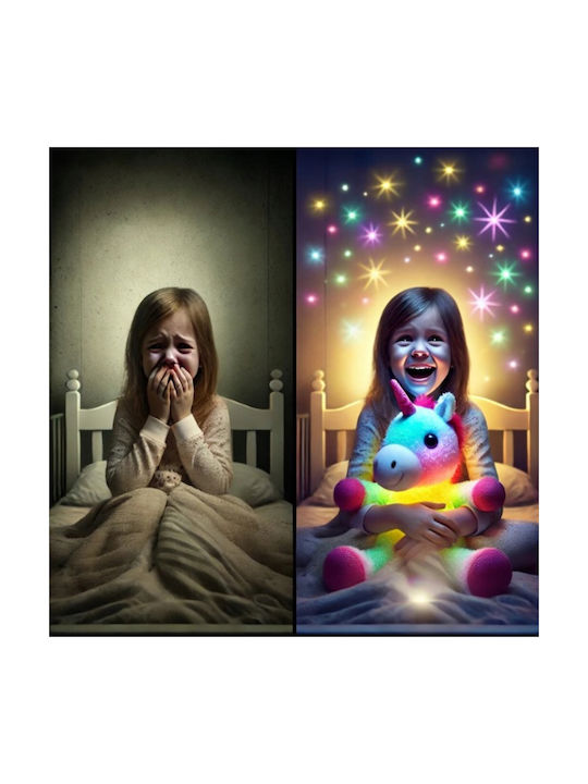 H&S Collection LED Kinderprojektorlampe mit Sternenprojektion