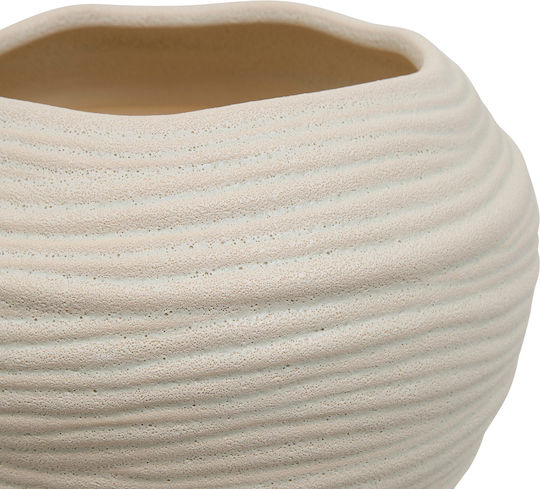 Decorative Vase Prudi Ecru 22x22x20cm