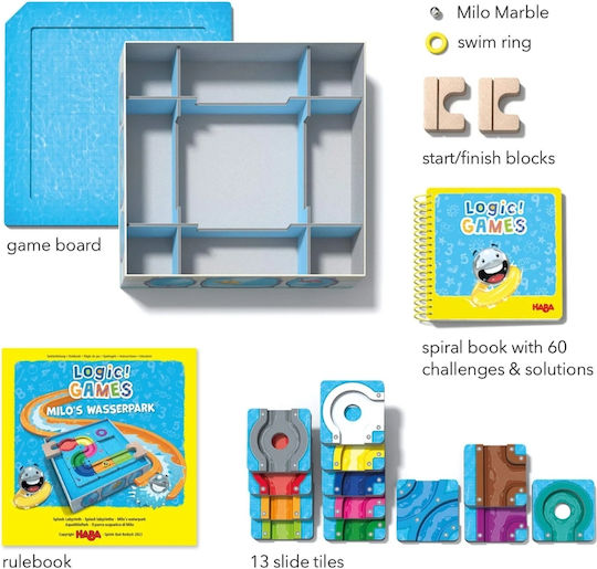 Board Game Λαβύρινθος Νεροτσουλήθρας for 1 Player 6+ Years Old Haba