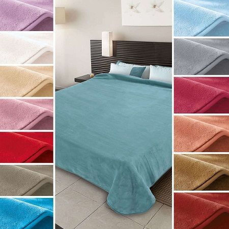 Belpa Ster Plain Κουβέρτα Ισπανίας Μονή 160x220εκ. Bordo