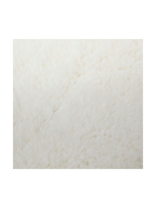A-s Couka Anti-slip Rug Rectangular Furry White