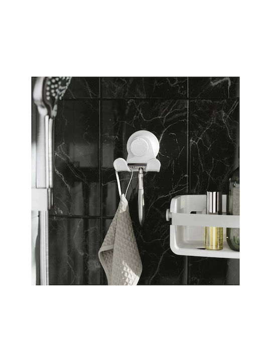 Umbra Flex Haken Badezimmer Doppelt Aufkleber ​8x6cm Weißes
