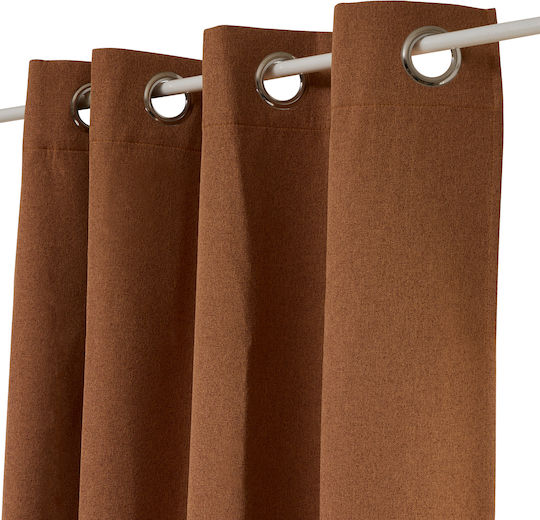 Perdele Opace Cu Capse Portocalii 140x260cm Perdele Opace Cu Capse Portocalii 140x260cm