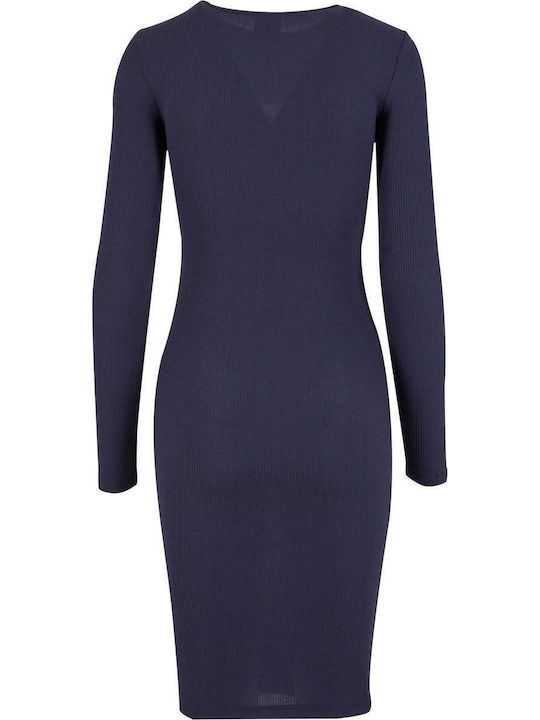 Knitted Dress Navy