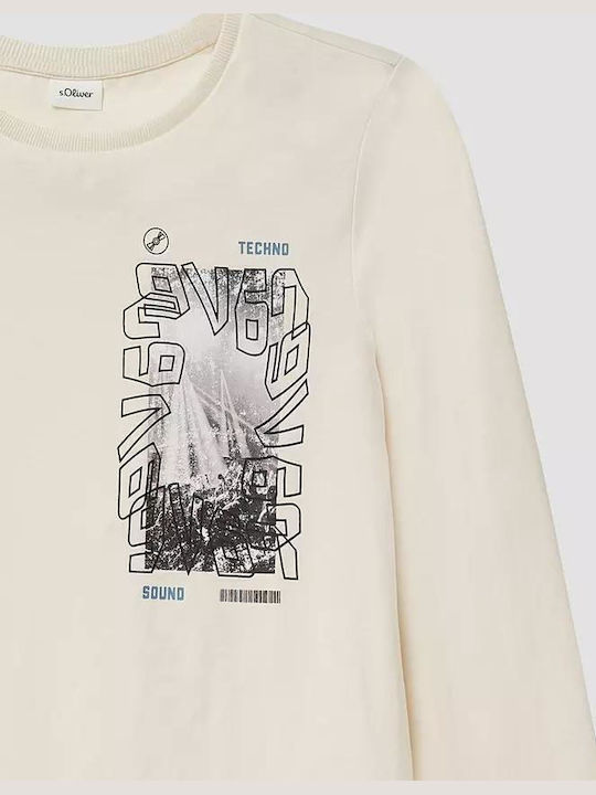 Kids' Shirt Long Sleeve Ecru