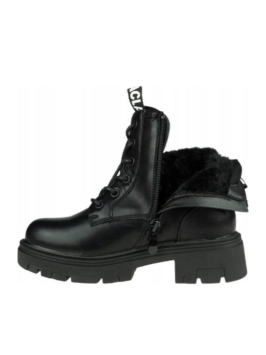 Kinderstiefel mit Reißverschluss Schwarz