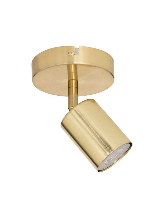 Single Spot with Socket GU10 in Gold Color