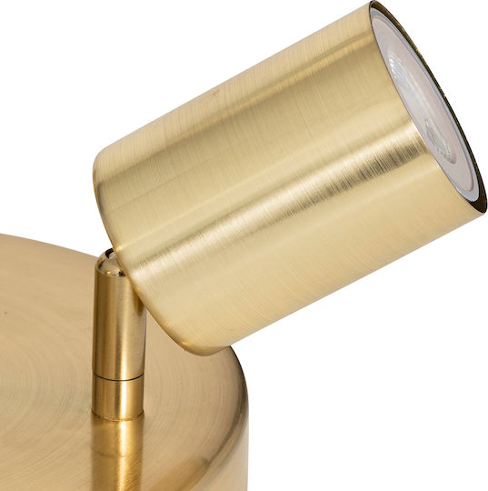 Dreifach Spot mit Fassung GU10 in Gold Farbe