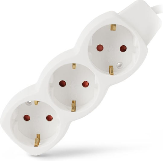 Entac Power Strip 3 Positions with Cable 1.5m