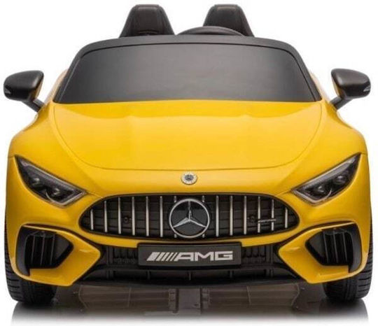 Mercedes AMG SL63 Două Locuri Cu Telecomandă Licențiat 12 Volți Galben