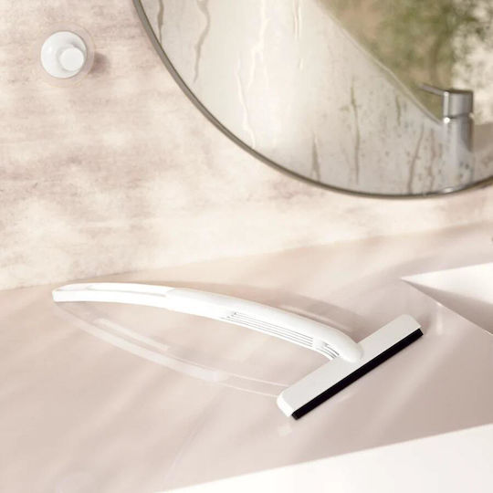 Umbra Flex Fensterreiniger Selbstklebende Basis Weiß