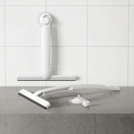 Umbra Flex Fensterreiniger Selbstklebende Basis Weiß