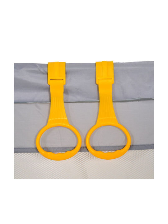 Cangaroo Parc cu Saltea Gri 120x120cm