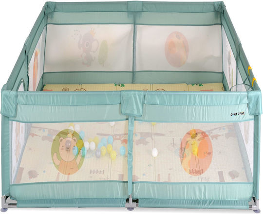 Moni Gamezone Playpen with Mattress Green 120x120cm