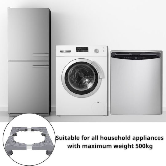 Uncle George 01.05.02-0003 Adjustable Base For Washer/Kitchen/Fridge made of Plastic 1pcs