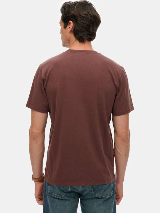 'micro Logo' T-Shirt Braun