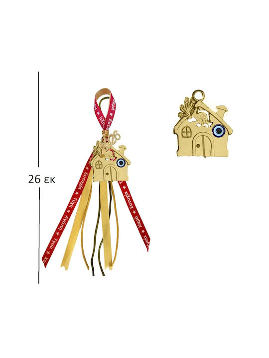 Tatu Moyo Handmade Hanging Lucky Charm Home Gold 2026 26cm 1pcs Tatu Moyo Handmade Hanging Lucky Charm Home Gold 2026 26cm 1pcs