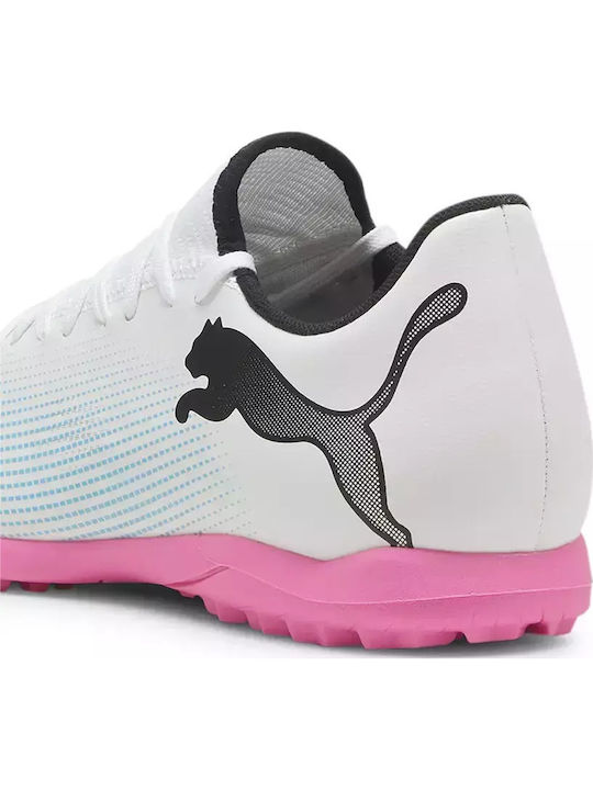 PUMA Future 7 Play Football Shoes with Molded Cleats White