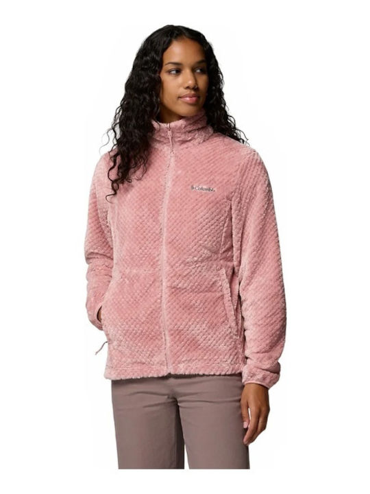 Women's Lifestyle Jacket Waterproof for Winter with Hood Red