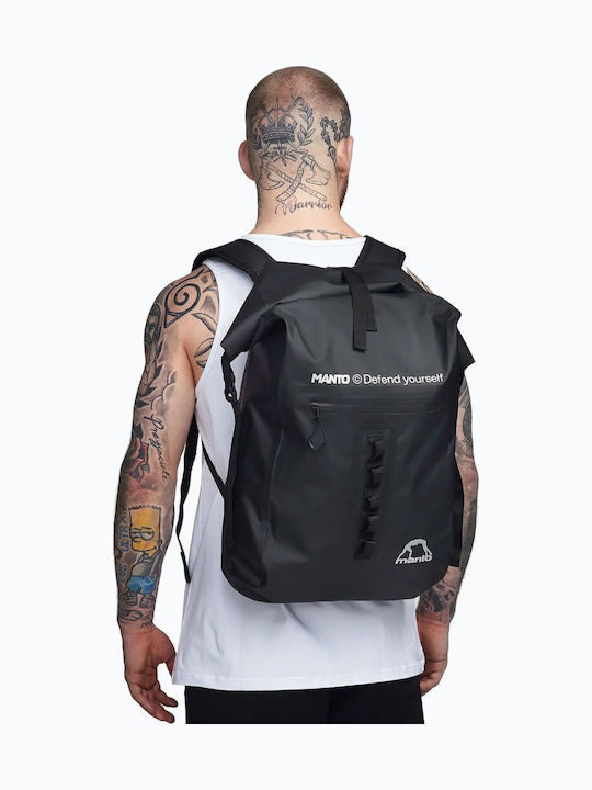 Manto Backpack Αδιάβροχο 25lt Μαύρο