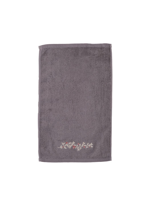 Nef-Nef Homeware Hope Set Weihnachtliche Servietten Stoff Silber L50xB30xD2cm. 2Stück