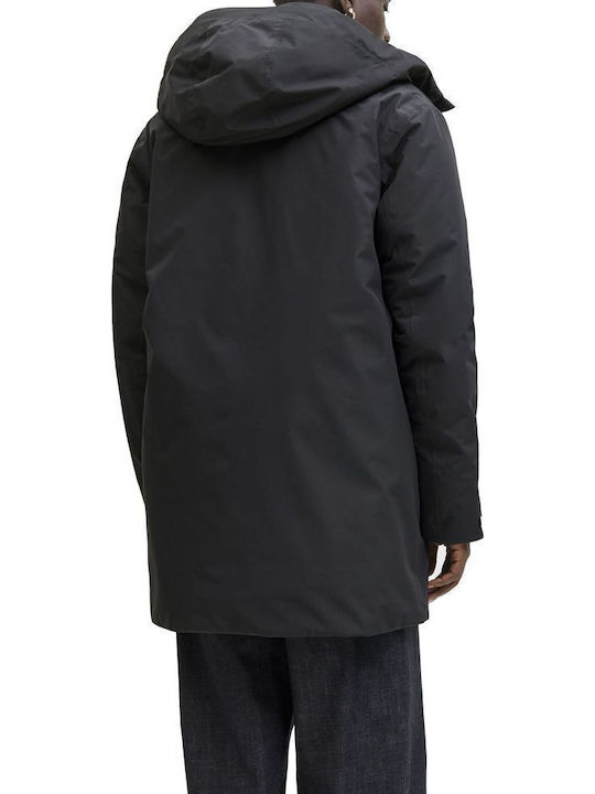 Jack & Jones Μπουφάν Παρκά Μαυρο