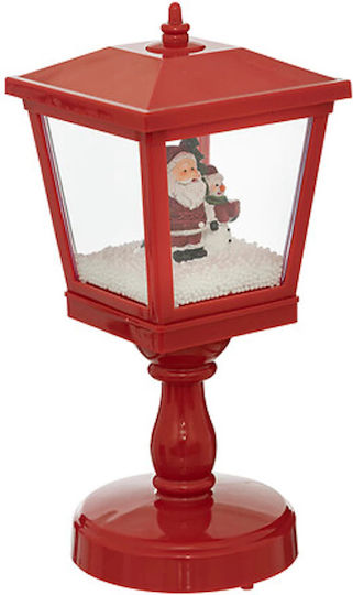 The translated Liquid template in German language: Weihnachtskerzen & Kerzenständer Laterne Rot Batterie 32cm.