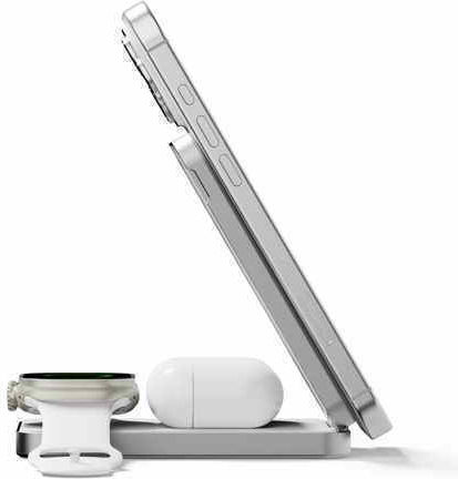LinQ 3in1 MagSafe Power Bank 8000mAh 20W mit USB-C Ausgangsanschlüsse Graues