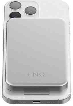 LinQ 3in1 MagSafe Power Bank 8000mAh 20W mit USB-C Ausgangsanschlüsse Graues