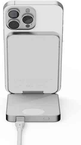 LinQ 3in1 MagSafe Power Bank 8000mAh 20W mit USB-C Ausgangsanschlüsse Graues