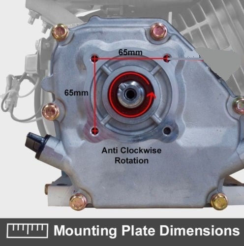 168cc 6.5hp Maximă Rotații 3600rpm Ax Orizontal cu Demaror (Rezervor 0.8lt)
