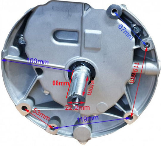 Zongshen 196cc 6.5hp Maximă Rotații 3600rpm Ax Vertical (Rezervor 0.6lt)