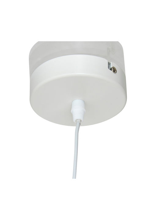 Kids Plastic / Fabric / Metallic Single Ceiling Light E27 White 25W 28x28cm