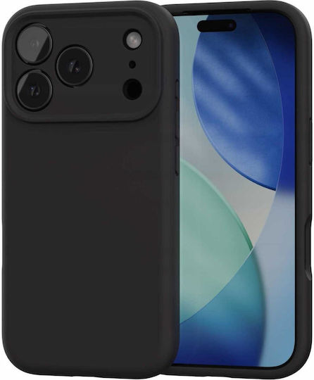 Spacecase Silicone Back Cover Σιλικόνης Μαύρο (iPhone 17 Pro Max)