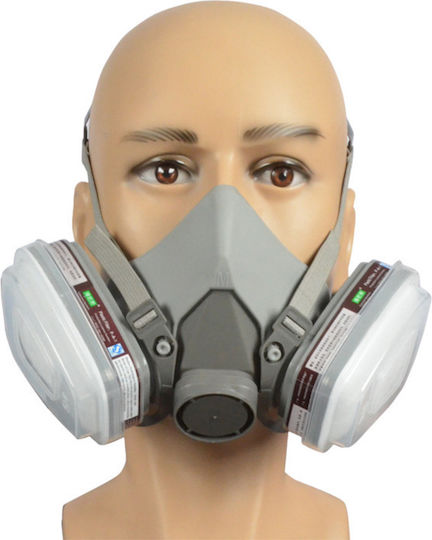 Half Mask Anti-dust Paint Respirator 2 Carbon Filters