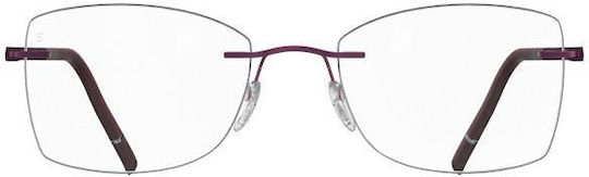 Silhouette Silh5573/70 4040 Damen Brillengestelle mit Rezept Titan Deep Fuchsia