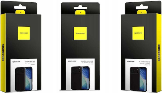 Spacecase Silicone Back Cover Σιλικόνης Μαύρο (iPhone 17 Pro Max)