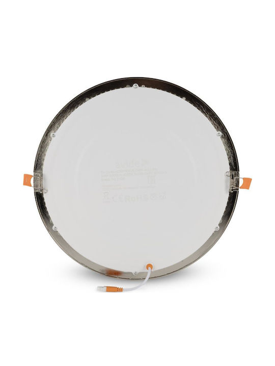Avide Rund Vertieft LED Panel 24W mit Natürliches Weiß Licht 4000K